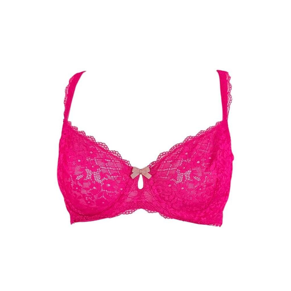 coquette lace balconette bra